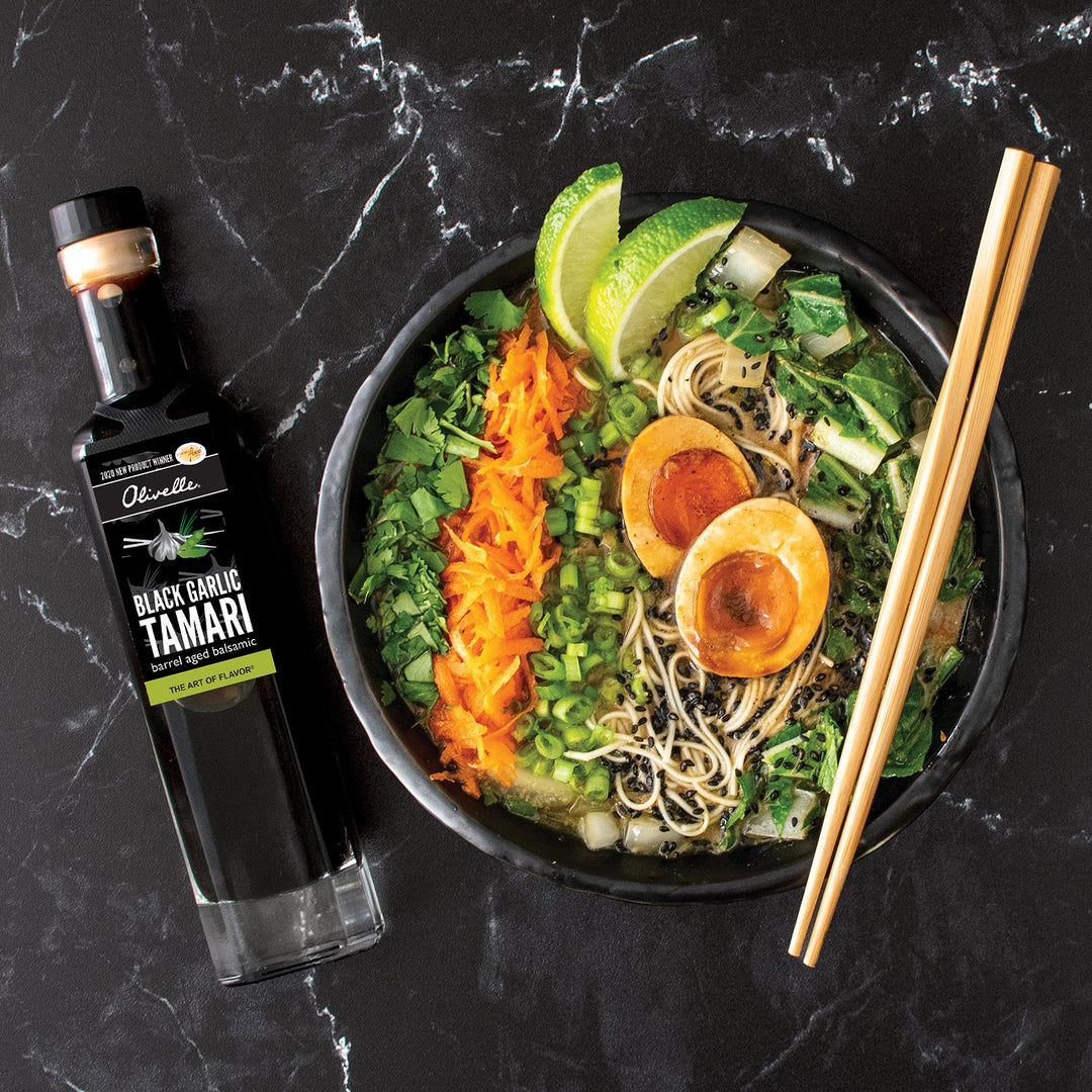 Umami Ramen with Tamari Marinated Eggs - SEARED LIVING