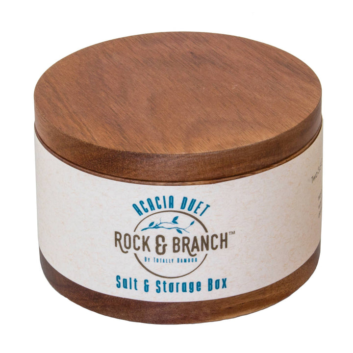 Rock & Branch - Acacia Duet Salt Cellar