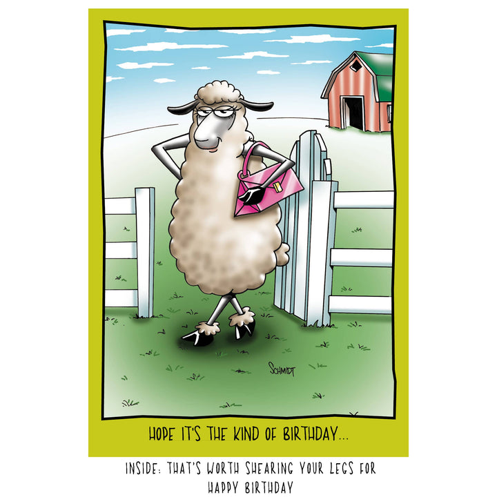 Sheered Sheep | Funny Card For Woman