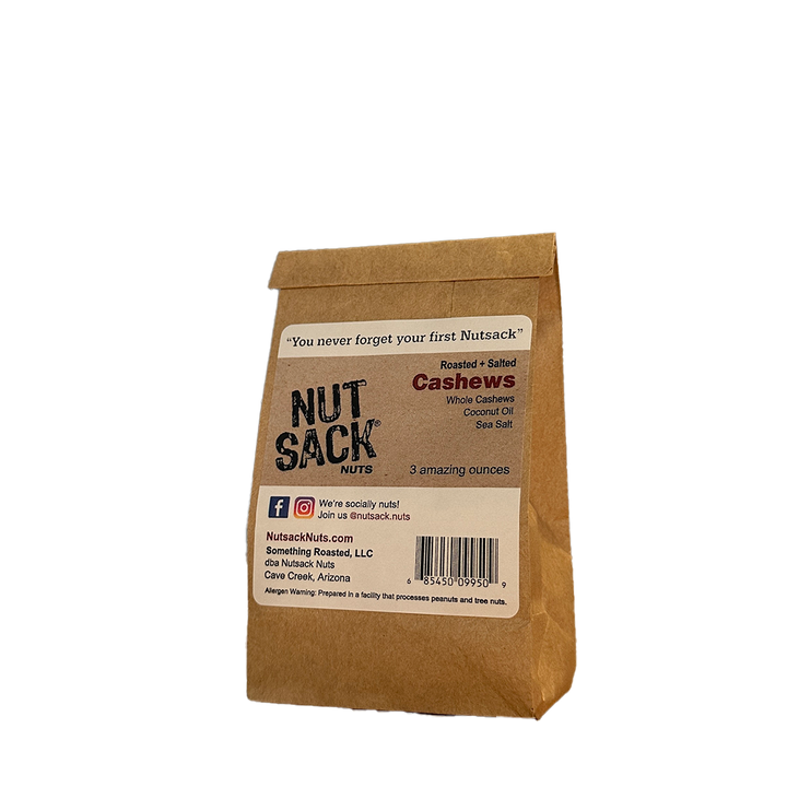 Nut Sack Cashews - Mini (3oz)