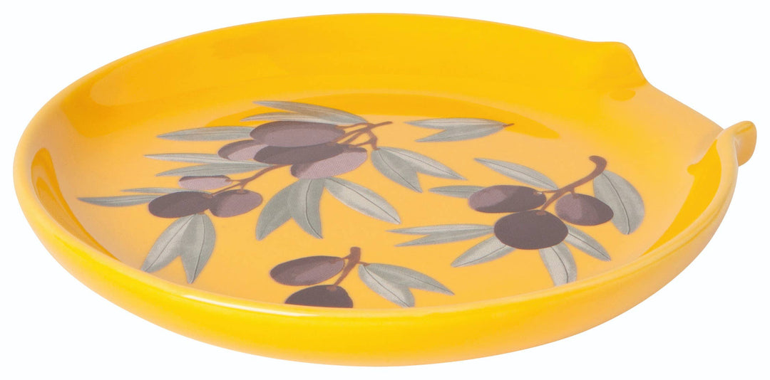 Olives Stoneware Spoon Rest
