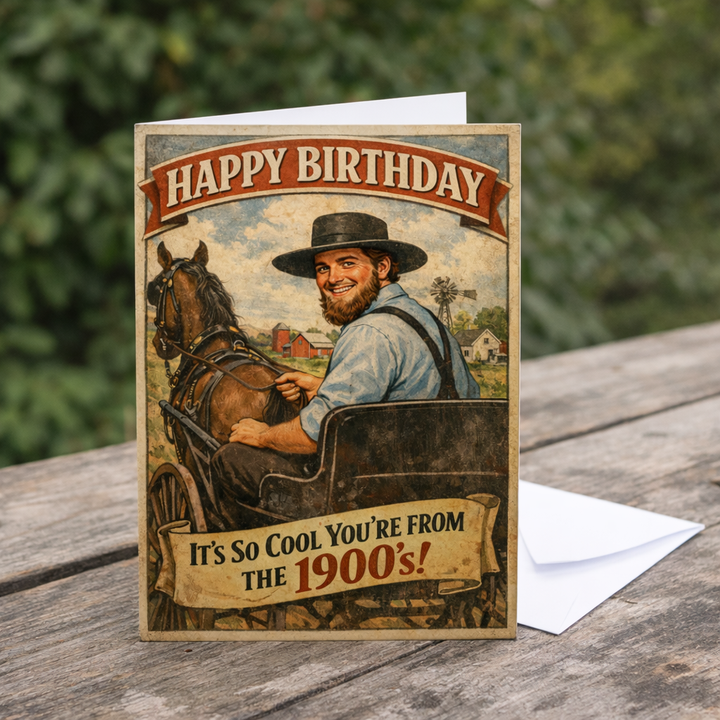 It's So Cool You're From the 1900's Birthday Card