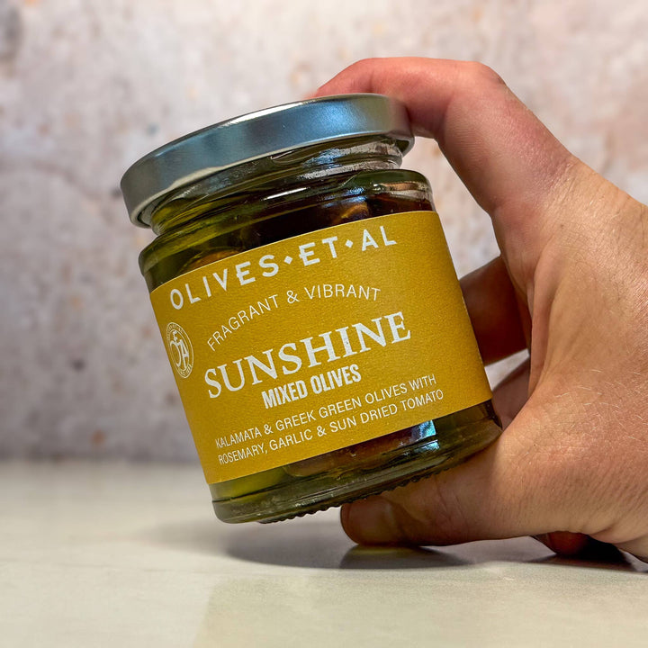 Sunshine Mixed Olives (Rosemary & Garlic Whole Olives)