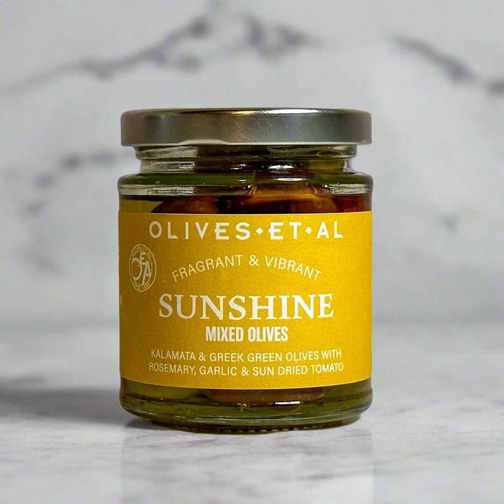 Sunshine Mixed Olives (Rosemary & Garlic Whole Olives)