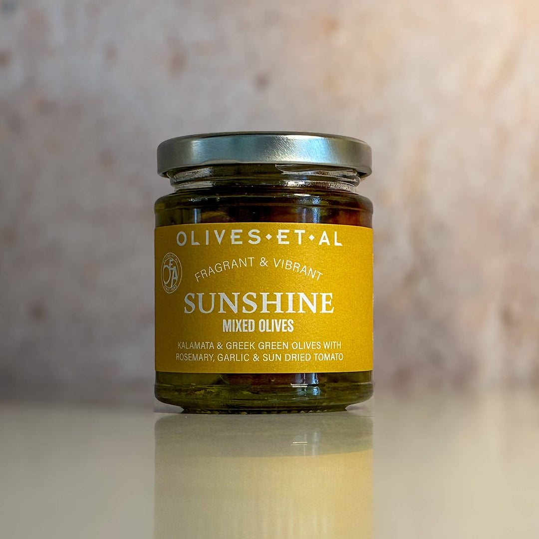 Sunshine Mixed Olives (Rosemary & Garlic Whole Olives)