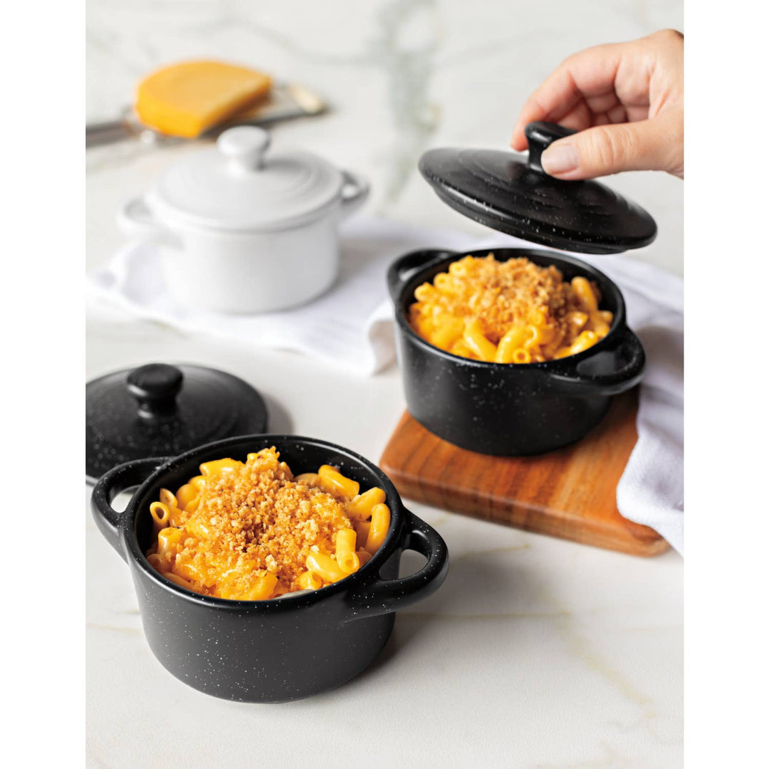 Black Cocotte Stoneware with Lid