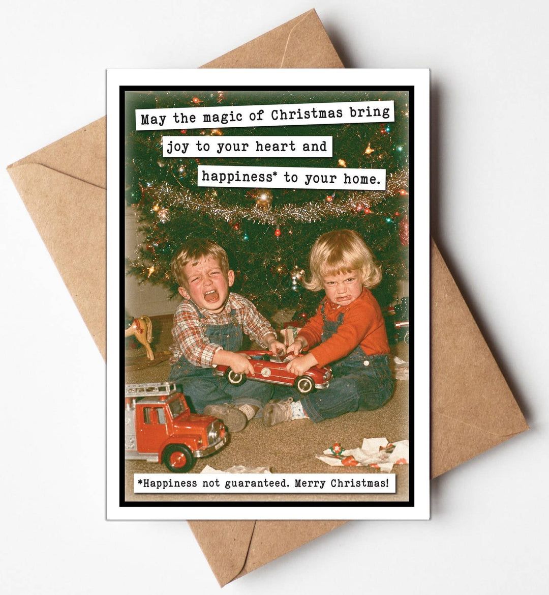 Christmas Card,  "May the magic of Christmas ....Happiness"