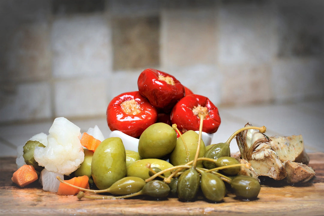 Casina Rossa Stuffed Hot Cherry Peppers
