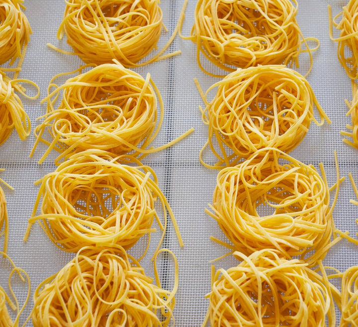 Allemandi Tagliatelle Nests, egg pasta with cage free eggs