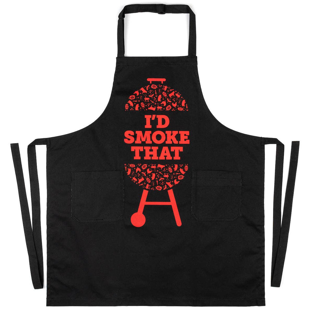I'd Smoke That Apron - Funny Grilling Apron