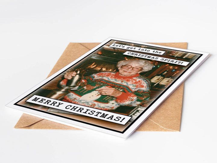 Holiday Cards, Christmas Cards Funny 2026 - "Grandma Drinks"