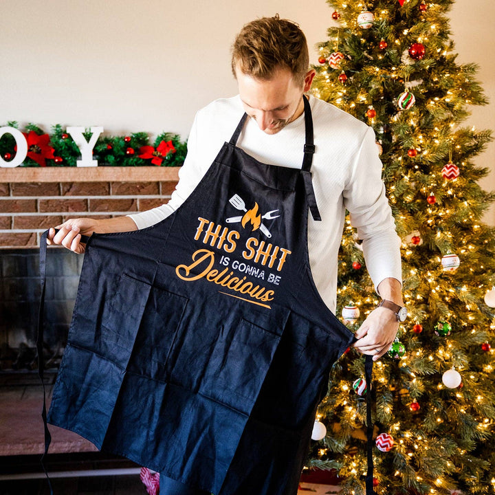 This Sh*t Is Delicious Apron - Funny Grilling Apron
