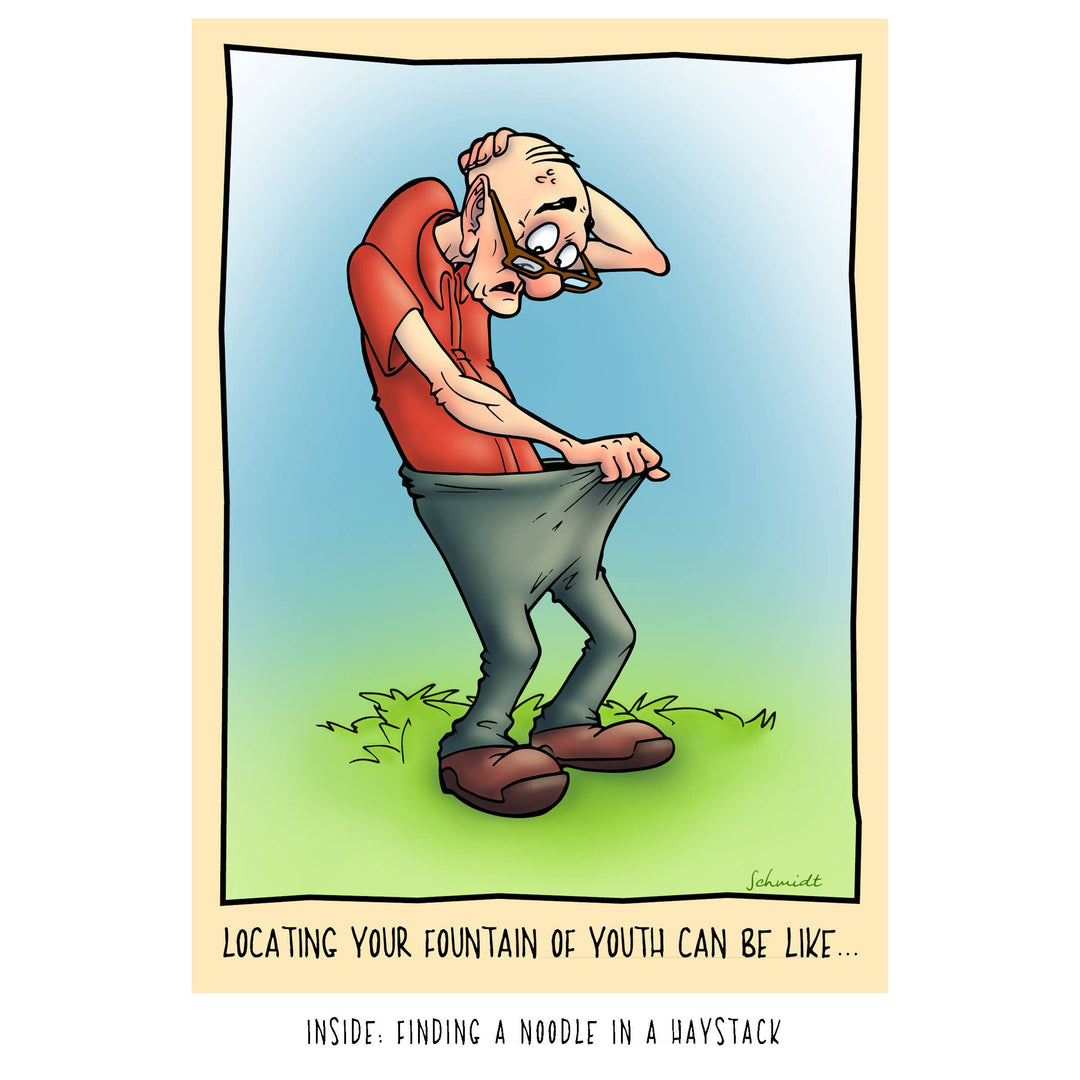 Noodle in a Haystack | Funny Birthday Card