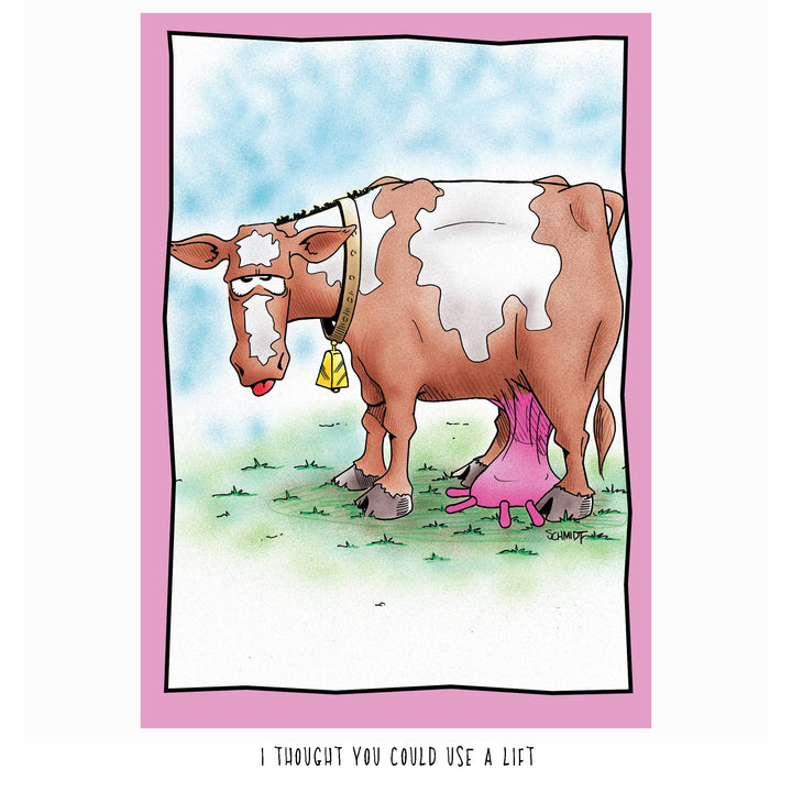 Use a Lift | Funny Encouragement Card