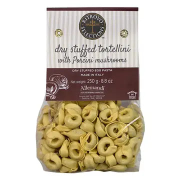 Dry Stuffed Tortellini with Porcini Mushrooms