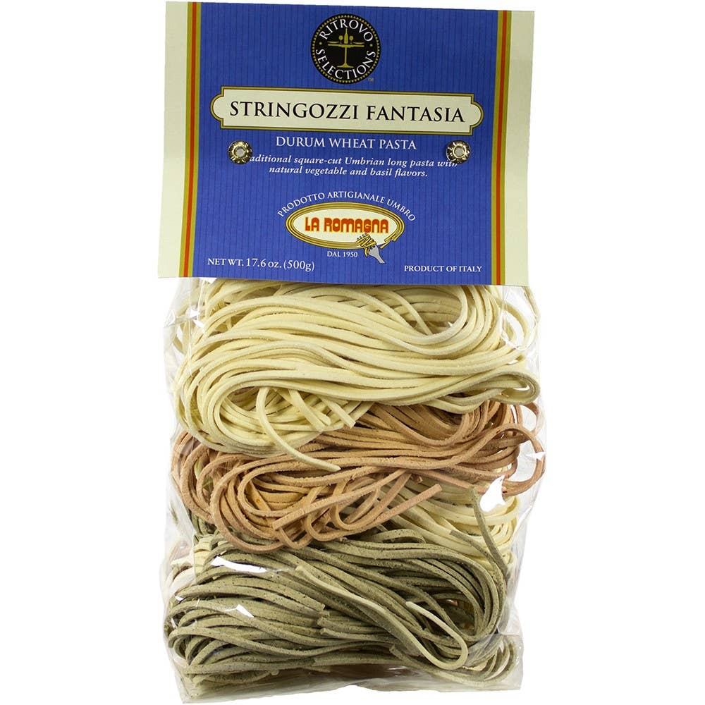 La Romagna Stringozzi Fantasia - Tricolor Pasta