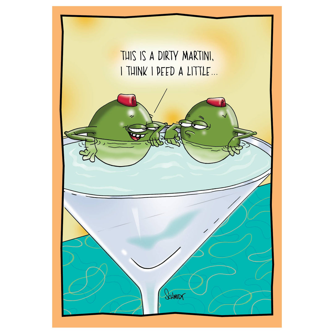 Dirty Martini | Hilarious Birthday Card