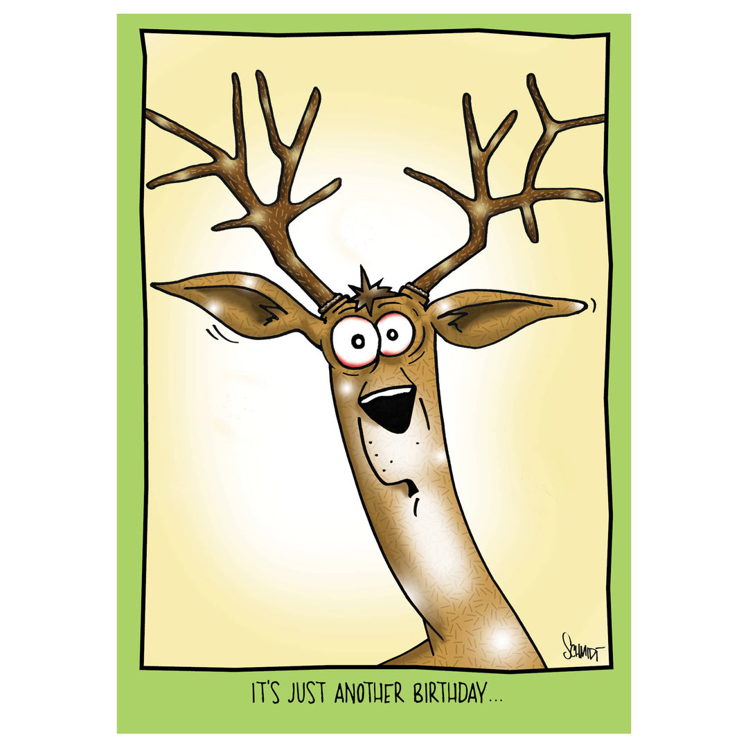 Deer in Headlights | Humorous Birthday Card