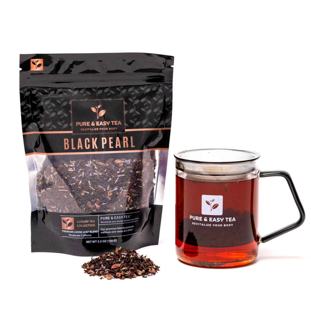 Black Pearl "Luxury Loose Tea Collection" Pure & Easy Tea