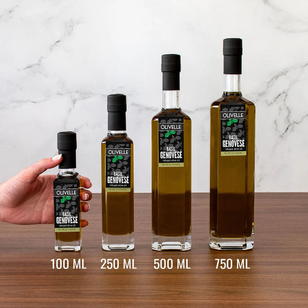 Perfect Pairing: Basil Genovese Infused Olive Oil & Summer Peach White Barrel Aged Balsamic