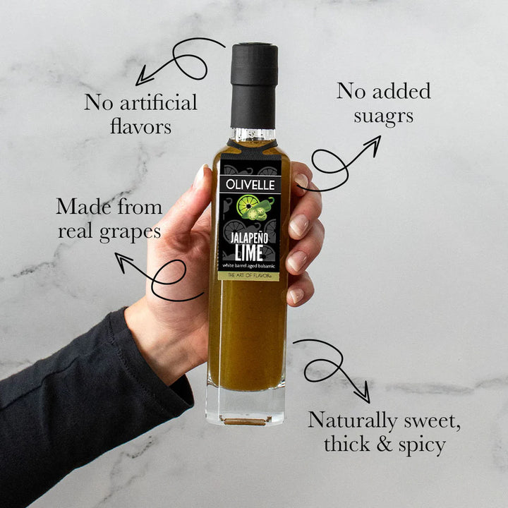 Perfect Pairing: Fiesta Spice Infused Olive Oil & Jalapeño Lime White Barrel Aged Balsamic