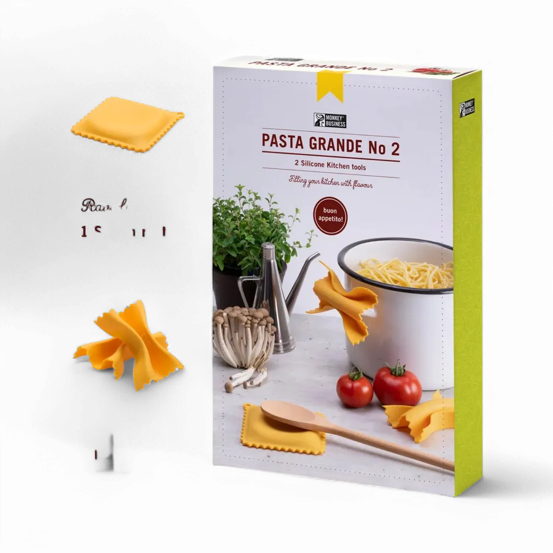 Pasta Grande - 2 Silicone Kitchen Tools - Farfalloni & Ravioli