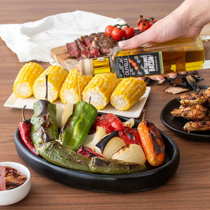 Maple-wood Smoked Bacon Infused Olive Oil