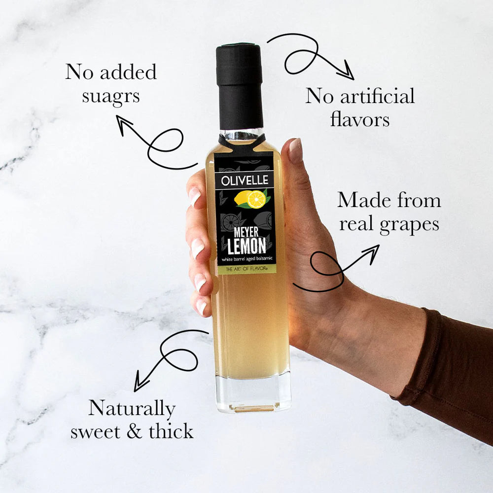 Perfect Pairing: Tuscan Herb Infused Olive Oil & Meyer Lemon White Barrel Aged Balsamic