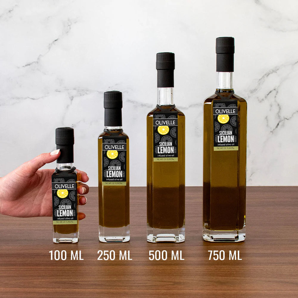 Perfect Pairing: Sicilian Lemon Infused Olive Oil & Vine-ripened Raspberry White Barrel Aged Balsamic