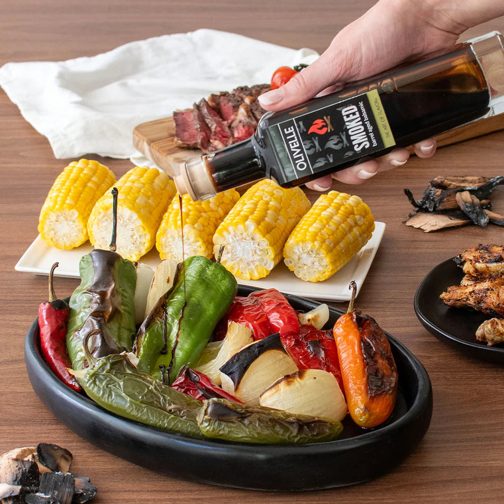 Perfect Pairing: Caramelized Garlic Infused Olive Oil & Smoked Barrel Aged Balsamic