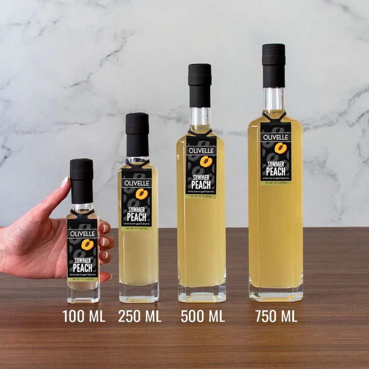 Perfect Pairing: Basil Genovese Infused Olive Oil & Summer Peach White Barrel Aged Balsamic