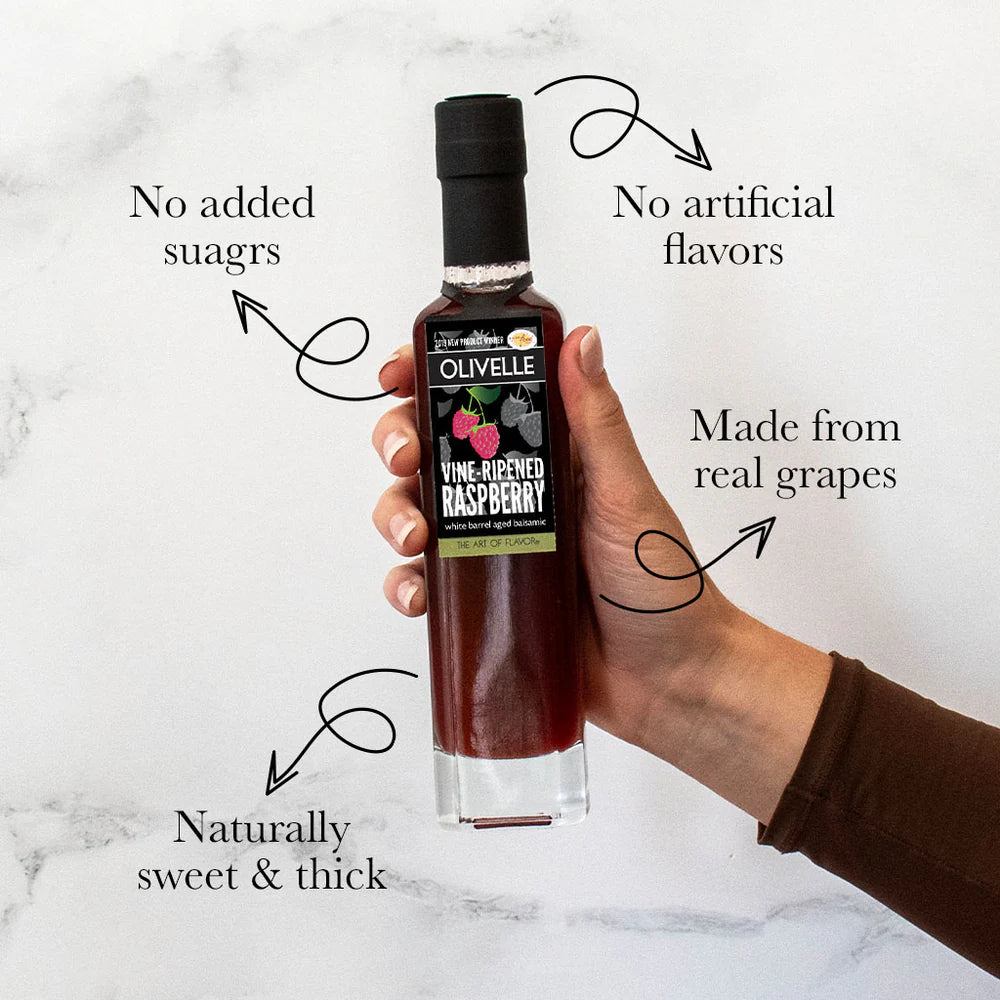Perfect Pairing: Sicilian Lemon Infused Olive Oil & Vine-ripened Raspberry White Barrel Aged Balsamic