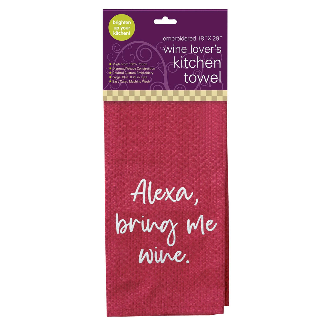 Alexa Embroidered Kitchen Towel