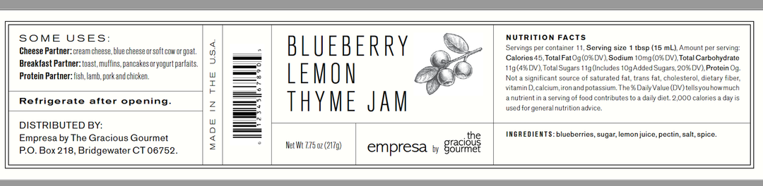 Blueberry Lemon Thyme Jam