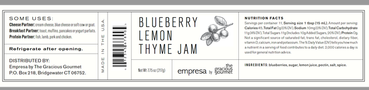 Blueberry Lemon Thyme Jam