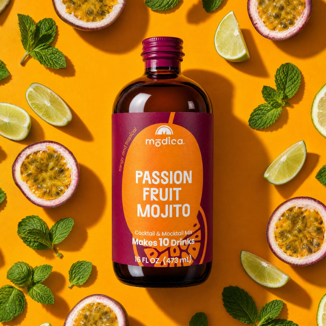 Passionfruit Mojito Cocktail & Mocktail