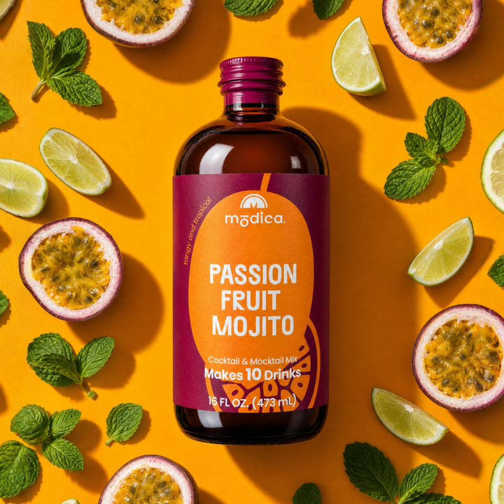 Passionfruit Mojito Cocktail & Mocktail