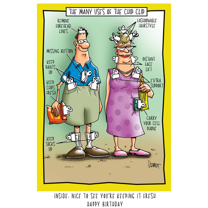 Chip Clip | Humorous Birthday Card