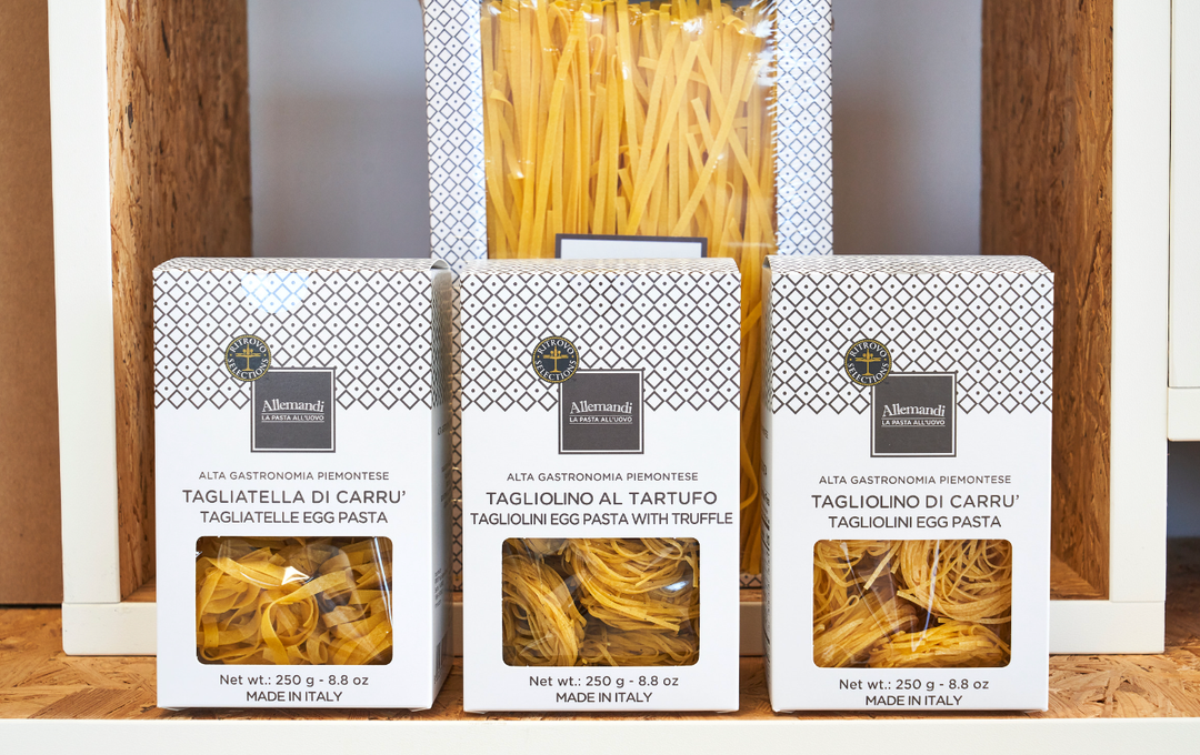 Allemandi Tagliatelle Nests, egg pasta with cage free eggs