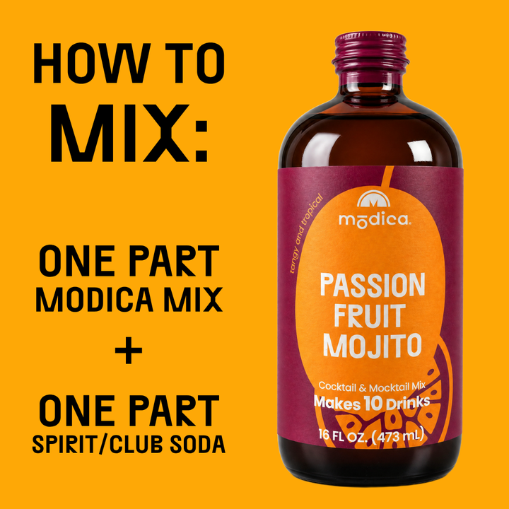 Passionfruit Mojito Cocktail & Mocktail