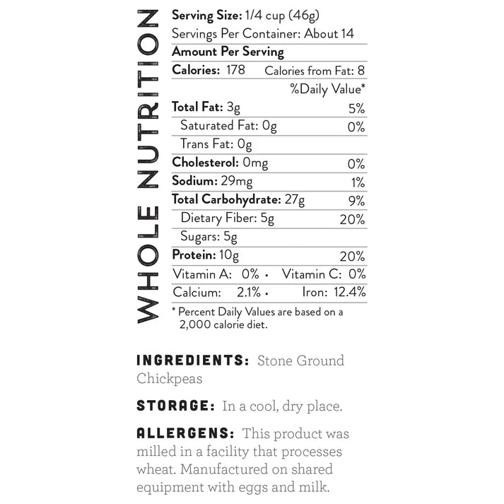 Hayden Flour Mill - Chickpea Flour  -  Gluten Free