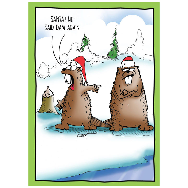 Beavers | Funny Christmas Card