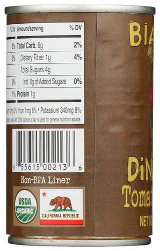 Bianco DiNapoli 6oz Organic Paste  6oz