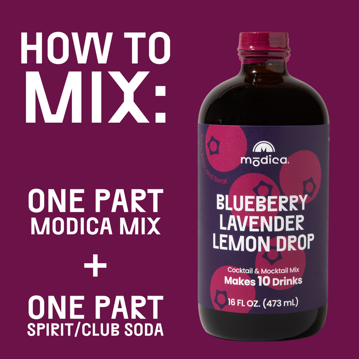 Blueberry Lavender Lemon Drop Cocktail & Mocktail Mix
