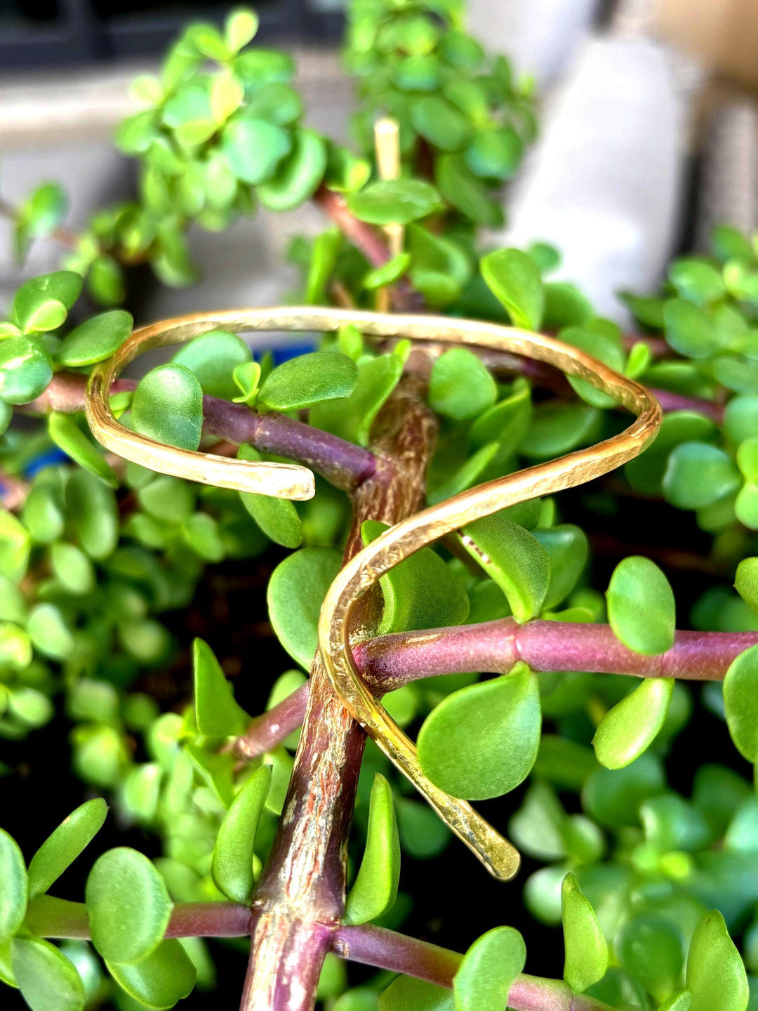 Minimalist Gold Cuff Bracelet Adjustable Brass Jewelry Design Organic Twist Opening Statement Piece Handmade Accessory Modern Style Hammered