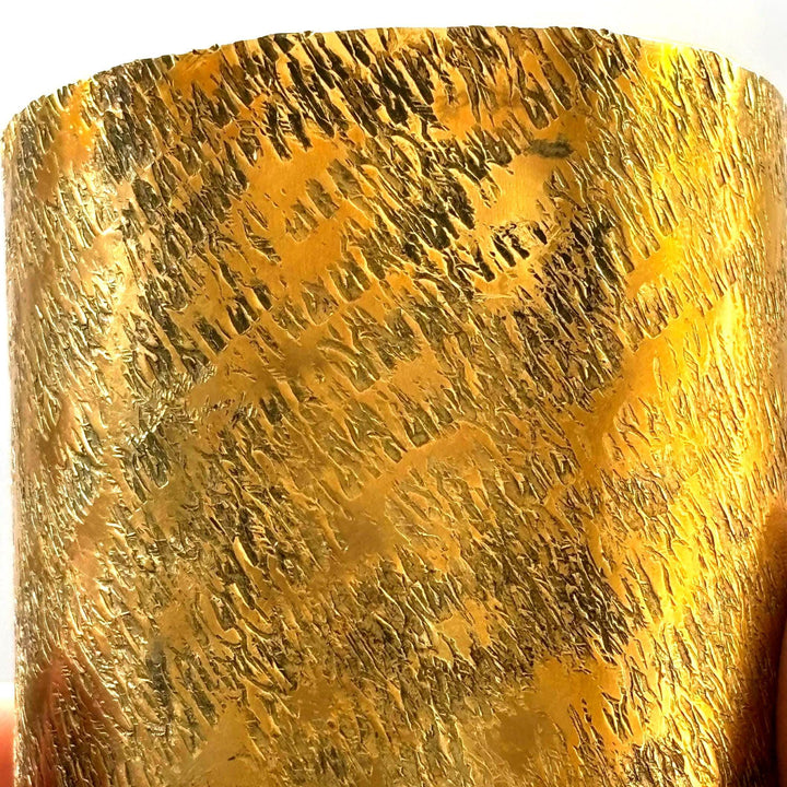 Looking for a Wide Gold Cuff Bracelet? Textured Brass Statement Cuff – Handmade Bohemian Artisan Adjustable Wristband