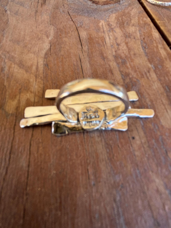 Sterling Silver Statement Ring, Hand Forged Silver Ring, Modern Architectural Ring, Artisan Silver Jewelry, Contemporary Ring