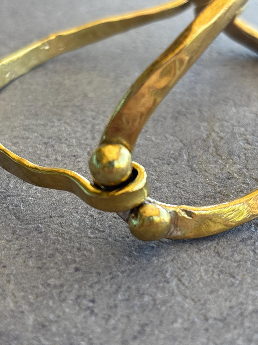 Hand Forged Brass Cuff Adjustable Hammered Brass Bangle Artisan Statement Bracelet for Women Modern Boho Jewelry Handmade Gift