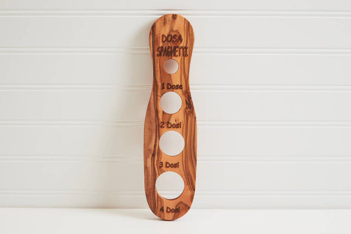 Italian Olivewood Spaghetti Measure - SEARED LIVING