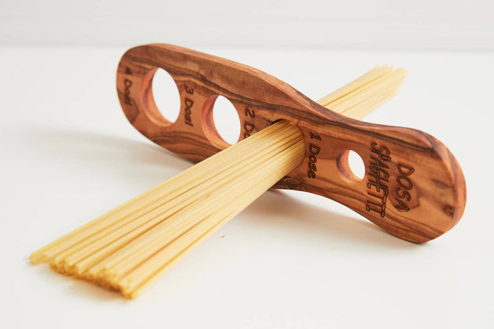 Italian Olivewood Spaghetti Measure - SEARED LIVING